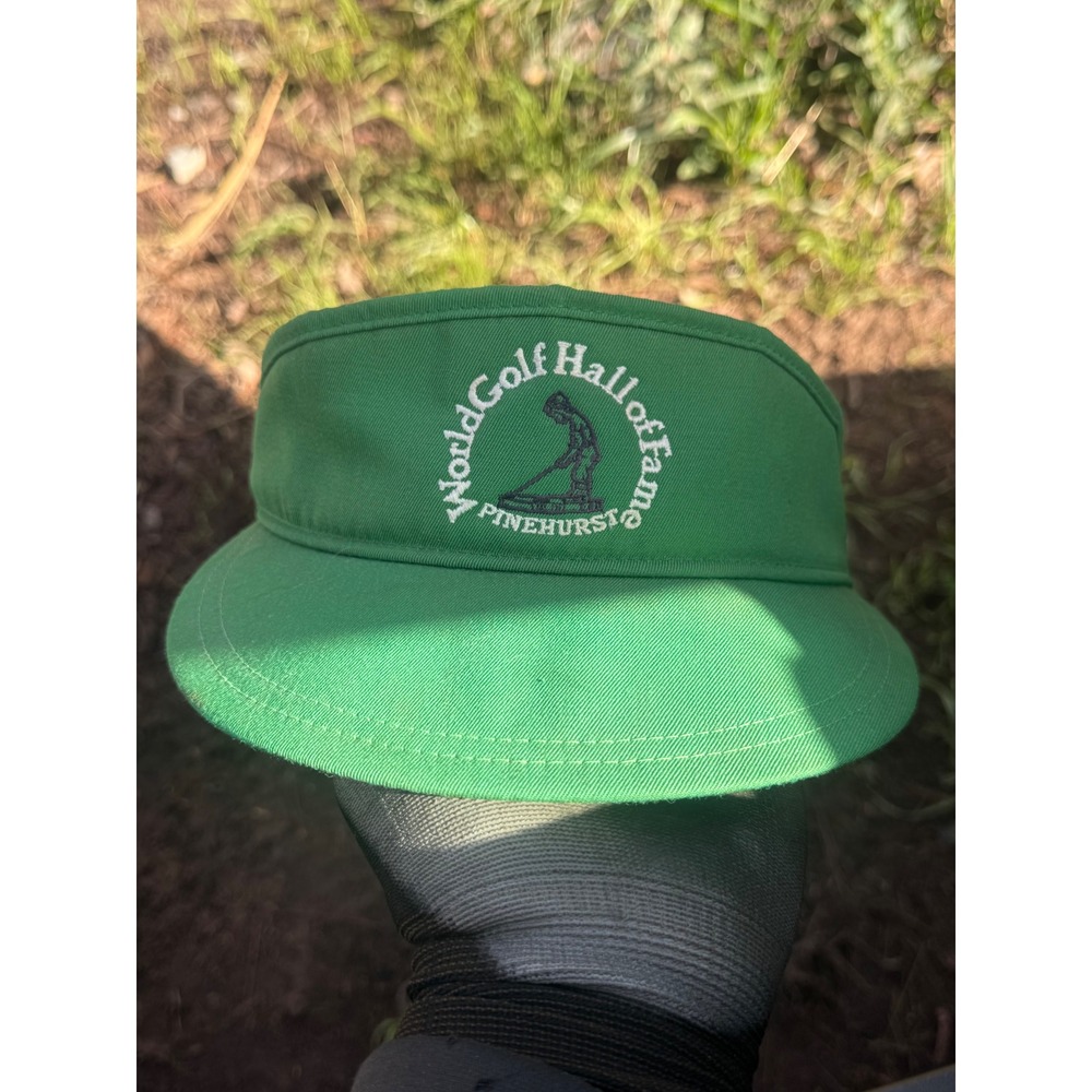 Rare 1980s Pinehurst Visor World Golf Hall Of Fame New Era DuPont Pro Model